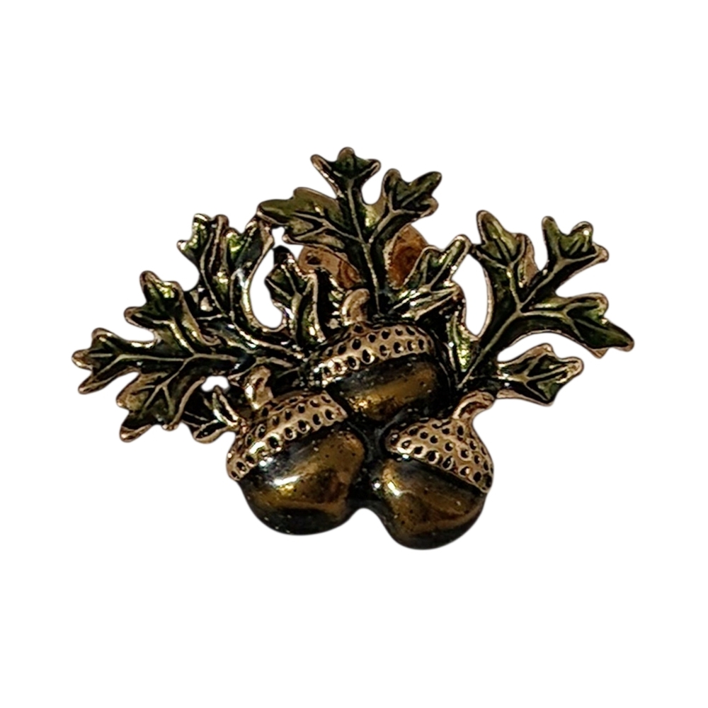 Avon acorn fall brooch